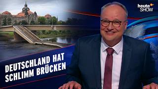 Kaputte Brücken und Straßen Deutschland bröckelt vor sich hin  heuteshow vom 20092024 [upl. by Goddord]