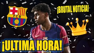 ¡SUELTAN LA BOMBA CON YAMAL ¡BRUTAL NOTICIA LO CONFIRMA  NOTICIAS DEL FC BARCELONA HOY [upl. by Kelcie]