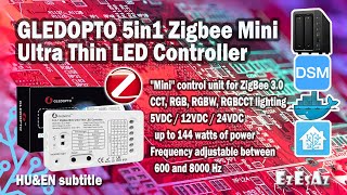 Gledopto GLC002P Zigbee Mini LED controller integration Legrand Home  Control and Home Assistant [upl. by Aeirdna613]