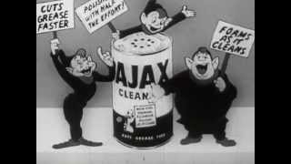 Old Ajax Cleaner Commercial The Foaming Cleanser Song [upl. by Ocisnarf584]