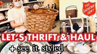 LET’S do some thrift shopping at SALVATION ARMY  HAUL [upl. by Eenel]