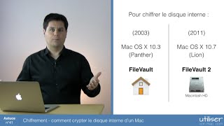 Astuce 41  Chiffrement  comment crypter le disque interne d’un Mac [upl. by Ttevi]