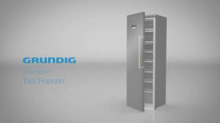 Freezer GFN13820X  Grundig [upl. by Ahsimrac]