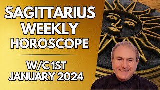 Sagittarius Horoscope Weekly Astrology from 1st January 2024 [upl. by Audette199]