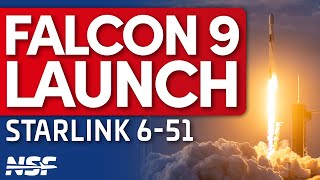 SpaceX Falcon 9 Launches Starlink 651 [upl. by Ailedua]