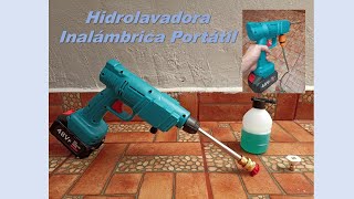 Hidrolavadora Inalambrica Portatil Review  ¿Una buena compra [upl. by Kerekes837]