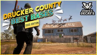 State Of Decay 2 Drucker County Best Bases In 2022 [upl. by Aletse]