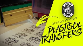 Plastisol heat transfers  screen printing [upl. by Wein]