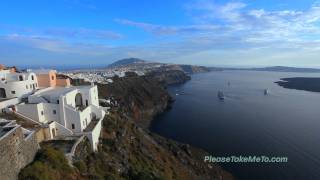 Fira  Santorini  Greek Islands 1080 HD [upl. by Ahtram]