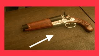 Top 3 sawed off shotgun customization Red Dead Redemption 2 [upl. by Esilegna]