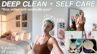 DEEP CLEAN  ORGANIZE with me  self care vlog 🧼 [upl. by Nealey]