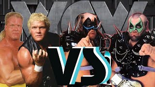 GM Spectres WCW Saturday Night Mod Matches Skyscrapers vs The Road Warriors [upl. by Ttezil]