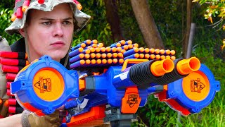 Nerf War Million Subscribers Battle 2 [upl. by Palmore907]