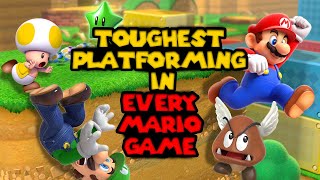 The Toughest Platforming in Every Mario Game [upl. by Cantone]