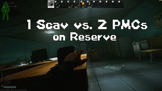 Outplaying 2 PMCs on Reserve as a Scav using Stock AK  Escape from Tarkov [upl. by Arev830]