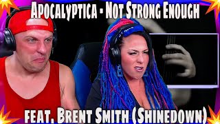 Apocalyptica feat Brent Smith Shinedown  Not Strong Enough THE WOLF HUNTERZ REACTIONS [upl. by Demitria]