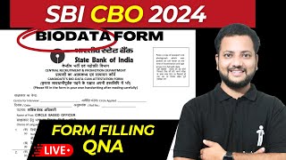 BIODATA Form Live QnA  SBI CBO 2024 Interview  SBI Circle Based Officer Interview Preparations [upl. by Nwahser]