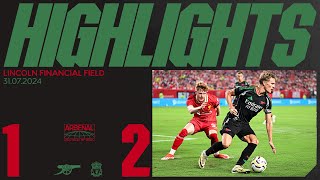 HIGHLIGHTS  Liverpool vs Arsenal 21  Havertz scores in final game of our US Tour [upl. by Hanna]