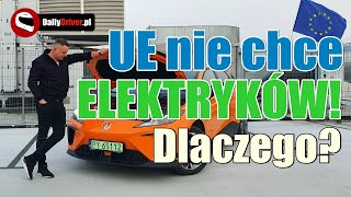 Unia Europejska nie chce elektryków ale tylko  chińskichBędzie cło na chińskie auta elektryczne [upl. by Lothaire]