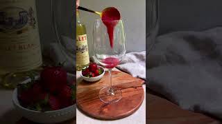 Strawberry Spritz Cocktail viralvideo viralshorts foodie foodlover recipe shortrecipe [upl. by Berkshire859]