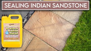 How to Seal a Sandstone Patio  Garden Ready for Summer Series  Ep5 [upl. by Neersan]