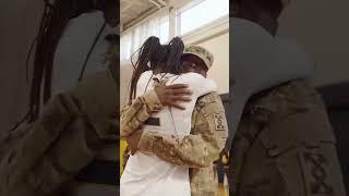 Army Dad Surprises VB Player 🥰 [upl. by Ariaek]