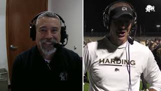 2024 Harding Football Postgame Interview after Win over Southeastern Okla [upl. by Hpesoj83]