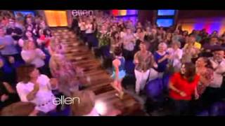 Carly Rae Jepsen performed her brandnew song quotThis Kissquot on Ellen for the first time [upl. by Solracsiul461]