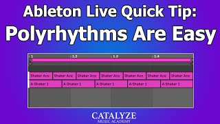 Easy Polyrhythms In Ableton Live [upl. by Saitam]