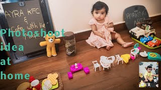 Photoshoot Idea at home in Budget  Restaurant theme photoshoot in Telugu [upl. by Landry824]