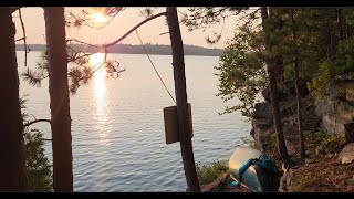 Canoe Camping at La Vérendrye Wildlife Reserve [upl. by Nanyt]