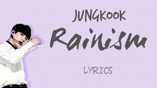 BTS Jungkook  Rainism Cover2016 MBC Gayo Daejejeon HanRomEng lyrics [upl. by Nawak]