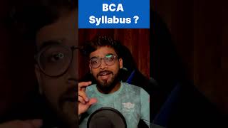 BCA Course Syllabus [upl. by Sirovat]