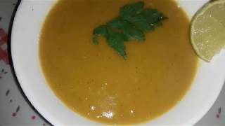 soupe aux lentille corail حساء العدس الاحمر بالخضار [upl. by Einafets]