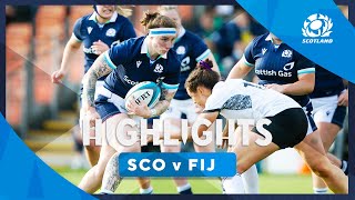 HIGHLIGHTS  Scotland v Fiji  Vodafone Series 2024 [upl. by Ayhdnas]