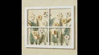 Butterfly Garden Window Exclusive Wall Art [upl. by Gardell945]