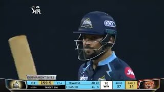 Rashid Khan 3111 unbelievable Batting  Rashid Khan last over GT vs SRH highlight TATA ipl 2022 [upl. by Lammaj]