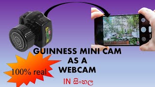 guinness mini dv cam as a webcam 📱📱📱 [upl. by Yul]