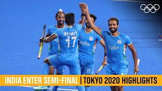 India beat Great Britain in quarterfinal 🏑  Tokyo2020 Highlights [upl. by Refanej220]