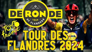 TOUR DES FLANDRES 2024 sur Tour de France 2023 [upl. by Aphrodite]