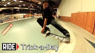 HowTo Skateboarding Frontside Crailslides with SOTY David Gonzalez [upl. by Ayian]