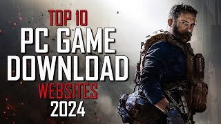 Top 10 Best PC GAME DOWNLOAD Websites 2024 [upl. by Gabrila]