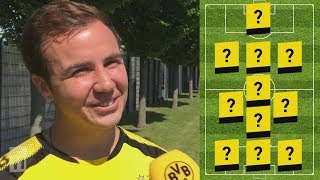 quotMy Dream Teamquot 💭  Mario Götzes BVB Legends LineUp [upl. by Reggi978]