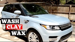 How To WASH CLAY and WAX Paint During POLLEN Season [upl. by Shum538]