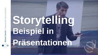 Storytelling Beispiel in Präsentationen  Michael Geerdts [upl. by Inalej]