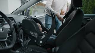 Ergobaby BeSafe Car Seat  How do I install the BeSafe Car Seat in the car [upl. by Kevyn]