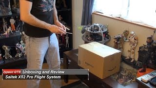 Saitek X52 Pro Flight Control System Unboxing and Review [upl. by Eriuqs]