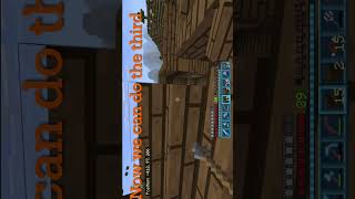 Roofing it Minecraft survival shorts 72 [upl. by Ahseinod]