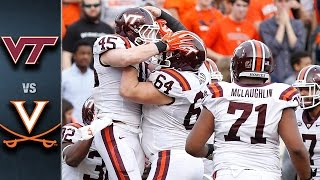 Virginia Tech vs Virginia Football Highlights 2015 [upl. by Notnarb]