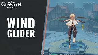 How to Use Wind Glider in Genshin Impact [upl. by Meesak215]